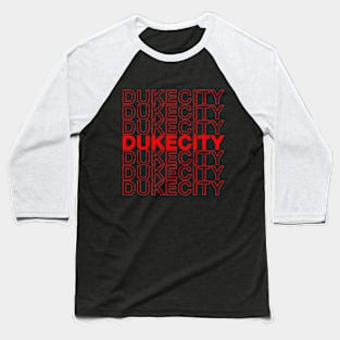 Duke City Thank You Bag Design Baseball T-Shirt